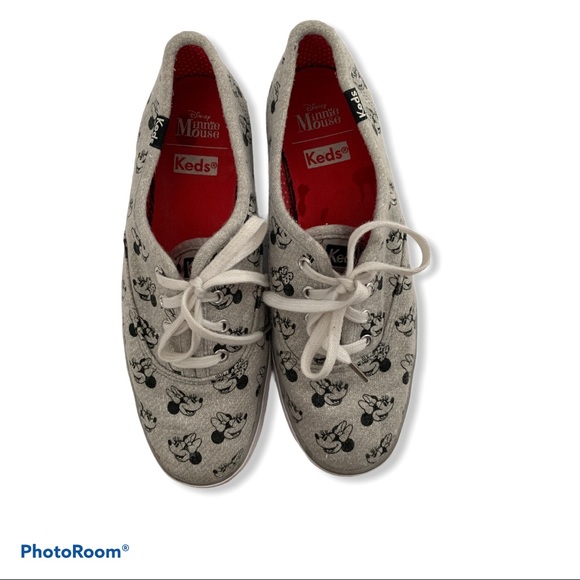 Keds Womens Triple Minnie Screen Print Jersey Fashion Sneaker - Picture 10 of 11